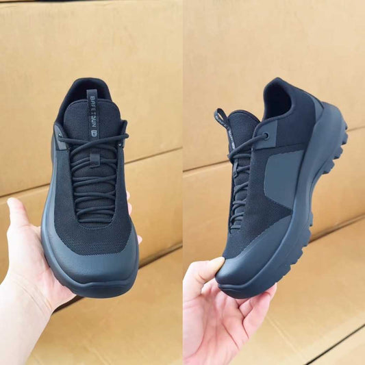 BLACK FULL-TONE SNEAKERS-TZN