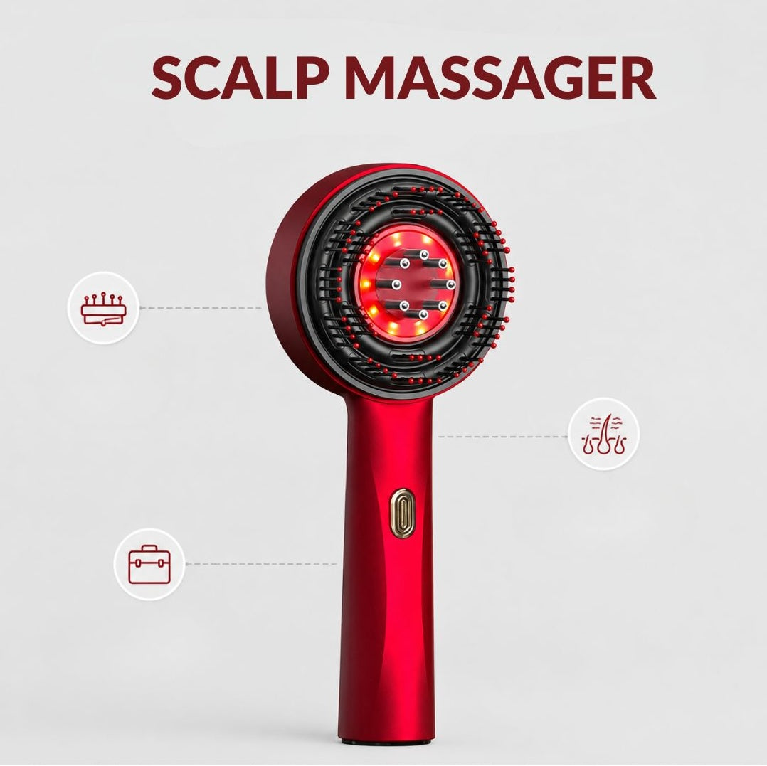REDGLOW™ INFRARED SCALP MASSAGE BRUSH